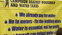 Kampagne in Irland gegen Einführung von Wassergebühren