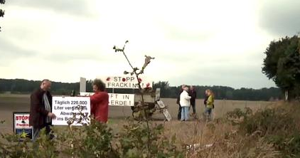 In betroffenen Orten protestieren Bürger gegen das Fracking